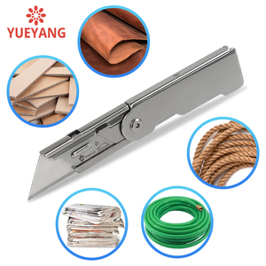 Yueyang EDC SK5 mini Box Cutter gấp tiện ích dao trục khóa thay đổi nhanh chóng có thể gập lại Pocket Knife Belt Clip DIY OEM - Product Image 5