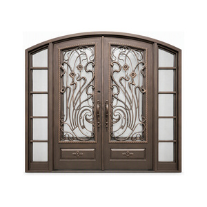Porta d'Ingresso <span class=keywords><strong>in</strong></span> <span class=keywords><strong>Ferro</strong></span> Stile Americano, Porta <span class=keywords><strong>in</strong></span> <span class=keywords><strong>Ferro</strong></span> per Case - Product Image 5