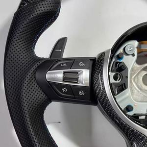 レザーカーステアリングホイールBMW F30 F10 F15 F20 F22 F25 F32 M3 M5 E46 E60 E70 E90 E91 - Product Image 3