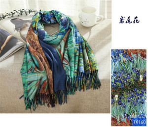Zipeiwin Factory Directly <strong>Sale</strong> Cheap Custom Polyester Digital Print <strong>Cashmere</strong> <strong>Scarf</strong> - Product Image 5