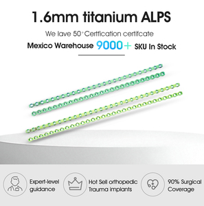 แผ่นล็อค ALPS ขนาด <span class=keywords><strong>1</strong></span>.6 มม. สำหรับศัลยกรรมกระดูกสัตว์ อุปกรณ์ฝังในทางการแพทย์สำหรับสัตว์ - Product Image 1