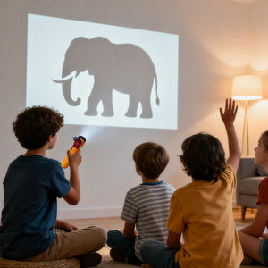 Proyector educativo seguro totalmente certificado con Biblioteca de sonido para juegos interactivos <span class=keywords><strong>Guess</strong></span> <span class=keywords><strong>What</strong></span> - Product Image 1