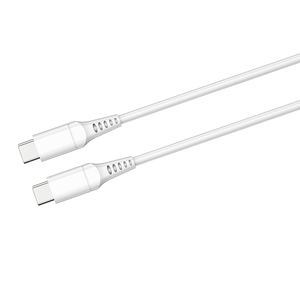 สาย USB C to Type C 60W 20V 3A ชาร์จเร็ว สำหรับโทรศัพท์มือถือ พาวเวอร์แบงค์ รถยนต์ แล็ปท็อป ซิงค์ข้อมูล 480Mbps สายทองแดงแท้ หุ้มด้วย TPE - Product Image 1