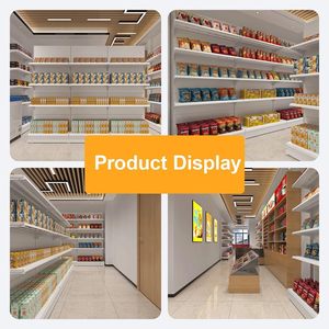 Estanterías de Supermercado, Estanterías de Almacenamiento, Estanterías Gondola para Supermercados, Estantes Metálicos para Tiendas, Estanterías Gondola, Estanterías de Exhibición - Product Image 4