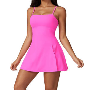 Sportlicher Sport rock für Frauen mit integriertem BH Anti-Exposure Active wear für Yoga Tennis Golf-Dress Style - Product Image 2