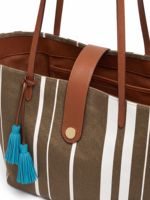 Sac à bandoulière de voyage pour yoga, sac fourre-tout polyvalent en chanvre, sac rayé de luxe personnalisé pour femmes