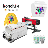 Tinta Printer DTF Warna CMYK Putih Kongkim Kualitas Terbaik Xp600 4720 I3200 I1600 Printhead