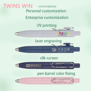 定制舒适使用手提压力笔个性化低噪音光滑中性笔 - Product Image 2