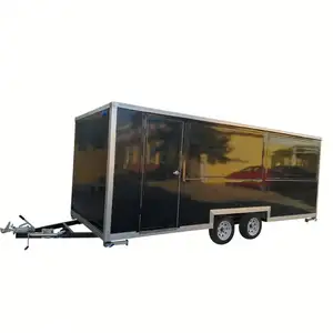 Mobil Xe Tải Thực Phẩm Cà Phê Kiosk Với Bánh Xe Cho Bán Trailer Di Động Giai Đoạn Cho Bán Vuông Thực Phẩm Trailer