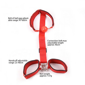 Harnais de bondage pour esclaves BDSM, menottes, bâillon, jouets sexuels pour femmes et hommes - Product Image 6