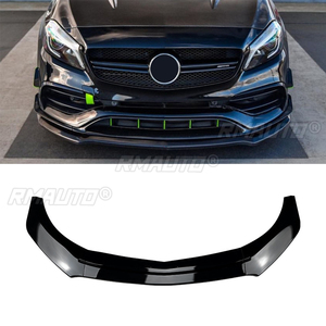 สปอยเลอร์กันชนหน้าสำหรับ Mercedes Benz a Class W176 A200 A260 A45 AMG 2013-2018 ตัวป้องกันกันชนหน้า ใบมีดแยกส่วนด้านล่าง - Product Image 1