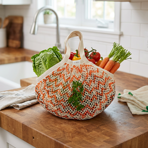 Custom Mesh Shopping <b>Bags</b> Manufacturer Wholesale Reusable <b>Net</b> <b>Bags</b> for Bulk Orders - Product Image 1