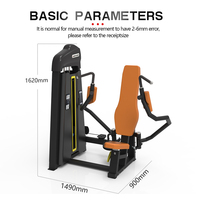 Équipement de musculation commercial à bon prix, machine d'entraînement musculaire à charge par broche, machine à pectoraux DEC PEC