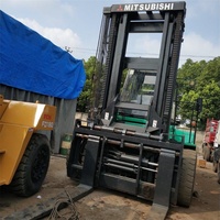 Chariot élévateur d'occasion de 25 tonnes Mitsubishi Fd250 en bon état Prix bas à vendre Fd300