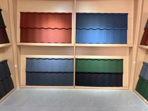 Hiện đại đá tráng kim loại lợp gạch chống cháy bền Windproof chịu nhiệt khuôn kháng đầy màu sắc PVC ván lợp ngói 5 + - Product Image 2