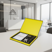 Caja de Regalo Magnética con Logotipo Personalizado en Forma de Libro, Caja de Embalaje Rígida de Cartón de Lujo con Tapa Abatible, Materiales Reciclados para