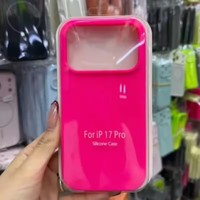 Coques de téléphone portable en silicone officielles antichoc au design uni pour 17 16 Pro Max 15 14 Plus 13 12
