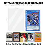 Nouvelles pochettes standard transparentes pour cartes, protège-cartes pour cartes à collectionner, Magic the Gathering, jeux de société