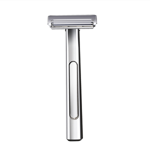 <strong>New</strong> Designed Pivoting Head Safety <strong>Razor</strong> Men's Metal <strong>Razor</strong> Use Half <strong>Double</strong> <strong>Edge</strong> Blade for Cleaning Shaving - Product Image 2