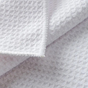 Commercio all'ingrosso bianco bianco sublimazione sublimazione asciugamano da cucina con il modello di cialda per fai da te stampa a caldo sublimazione termica bianco asciugamano sportivo - Product Image 2