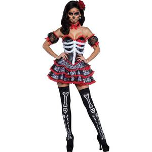 Nouvelle Arrivée MS - Costume de Jeu de Rôle pour Femme : Squelette, Vampière, Mariée, Démon, Clown - Tenue de Jeu pour Femme - Product Image 1