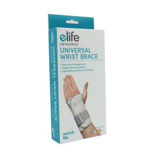 E-Life E-WR063ที่มีคุณภาพสูงตาข่ายข้อมือรั้งนิ้วหัวแม่มือข้อมือสนับสนุนวง - Product Image 4