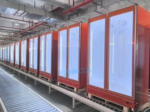 Réfrigérateur commercial vertical à porte vitrée pour boissons, bières fraîches et présentoir floral - Product Image 5