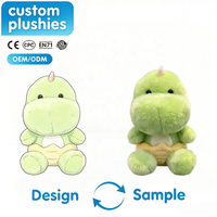 Peluche Dinosaure Vert Adorable, Douce et Rembourrée, Vente en Gros, Fabricant de Peluches Personnalisées pour Enfants