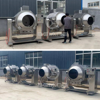 Machine de cuisson à tambour pour la transformation alimentaire, équipement de cuisson industriel en acier inoxydable