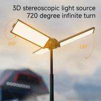 Portable Rechargeable LED Camping Lumière Multi-Fonctionnelle En Plein Air Télescopique Camp Lampe Pliable Randonnée Tente Lumière