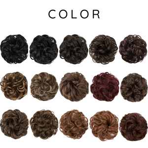 SARLA, peinados sintéticos de verano para mujer, extensiones fáciles de desorden, moño de pelo con banda de goma elástica para moño de Donut, venta al por mayor - Product Image 6