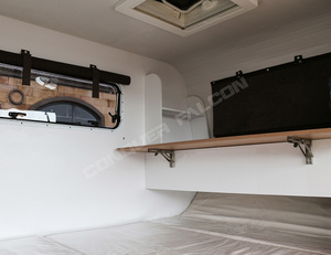 Barato Teardrop Trailer Camper RV Autocaravanas de viaje para uso al aire libre Hogar sobre ruedas para camión Camping - Product Image 5
