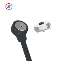 Conector de Carga Magnético Personalizado de 12V2A, Conector de Alimentación Redondo para Luces LED, Conector Magnético Macho y Hembra