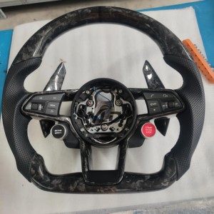 Volant de direction en cuir sport YLD pour <span class=keywords><strong>Audi</strong></span> R8 A3 A4 A5 A6 A7 S3 S5 Q5 RS8 S8 RS3 <span class=keywords><strong>RS4</strong></span> RS5 RS7 - Product Image 3