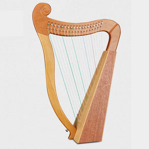 Instrumento de cuerda de 19 cuerdas, arpa de Lira, forma de luna única, diseño elegante, OEM - Product Image 1