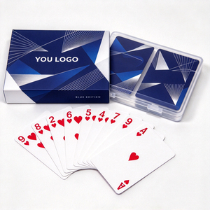 Juego de Cartas de Juego Personalizadas de Plástico y Papel, Doble Baraja con Estuche Transparente y Caja de Papel, Venta al Por Mayor - Product Image 5