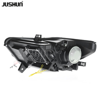 Phares de projecteur LED JUSHUN pour Mustang 15-17 avec feux de jour (DRL) et clignotants séquentiels – Amélioration des feux avant (Entrepôt US)
