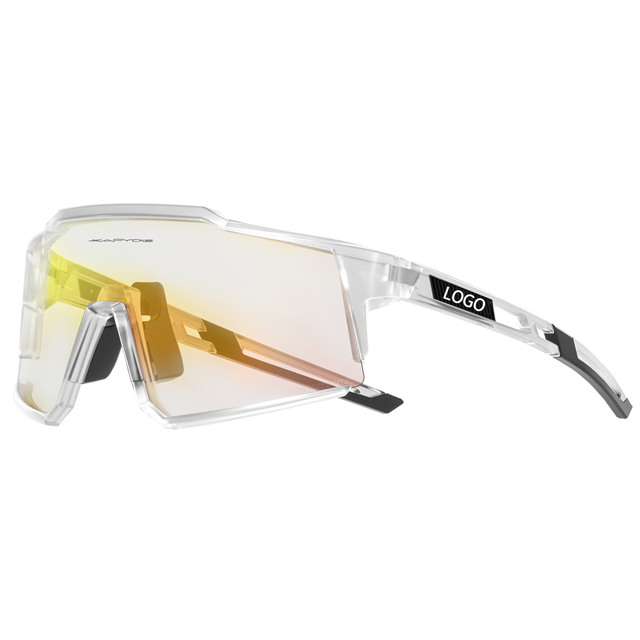 2022 Best Cycling Glasses Red Blue Photochromic TR90 Unbreakable Frame Sports Glasses Bike Sunglasses for Men Women Eyewear