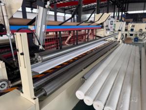 Machine à rembobiner le <span class=keywords><strong>papier</strong></span> toilette jumbo haute vitesse |   <span class=keywords><strong>Enrouleur</strong></span> de noyaux de <span class=keywords><strong>papier</strong></span> industriel avec panneau de commande PLC convivial - Product Image 4