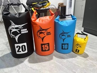 Sac étanche en PVC 500D pour activités nautiques, randonnée, kayak, avec logo personnalisé, disponible en 2L, 3L, 5L, 8L, 10L, 15L, 20L, 30L, 50L