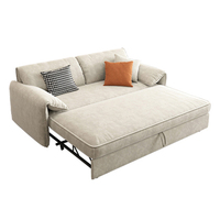 2025 nouveau modèle Tech tissu éléphant oreille convertible stockage canapé-lit multifonctionnel double usage salon Chaise pour petit