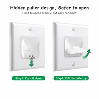 Probebi OL016 Housses de prise de sécurité pour enfants Couvercle de prise électrique de sécurité pour bébé Étanche Norme américaine