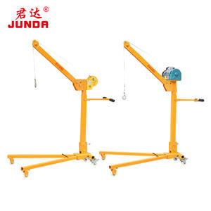 Diskon derek Mini ponsel 200kg 300kg 500kg derek lantai angkat kecil portabel derek Toko lipat dengan derek Manual - Product Image 1