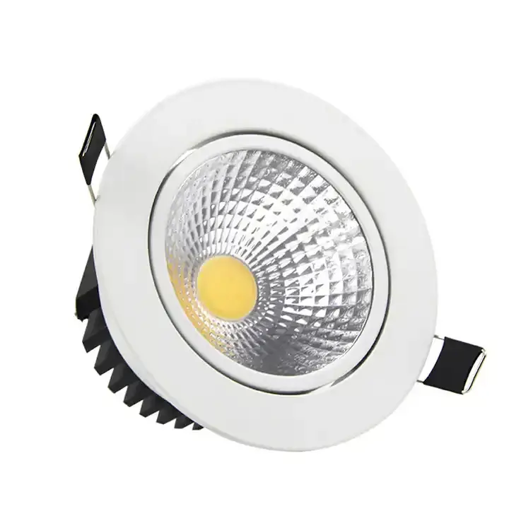 15w cob led downlight dengan 120mm cut out hangat putih dingin siang hari dimmable driverless malaysia Spanyol harga 220V 230V