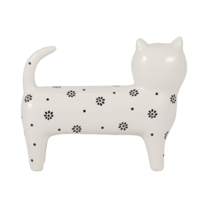 Moderna Statuetta di Gatto Margherita in Ceramica, Ornamento Decorativo per Casa, Bagno, Ufficio, Soggiorno - Product Image 4