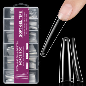 <span class=keywords><strong>Faux</strong></span> <span class=keywords><strong>ongles</strong></span> en acrylique <span class=keywords><strong>à</strong></span> pression, couvrance totale, pour usage domestique ou professionnel en salon - Product Image 5