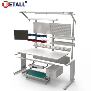 Detall Anti Static Furniture Cell Phone Repair Workstation/worktable ESD Workbench For Electronics