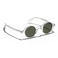 Fabricant chinois 2023 lunettes de soleil rectangulaires en fibre d'acétate polarisée Gafas lunettes de soleil en cristal pour hommes