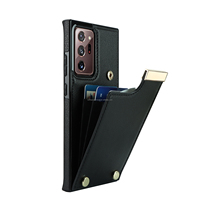 Étui de téléphone portable portefeuille d'orgue matériel antichoc pour Samsung Galaxy Note 20 Ultra fente pour carte couverture en cuir pour Note 10 Plus