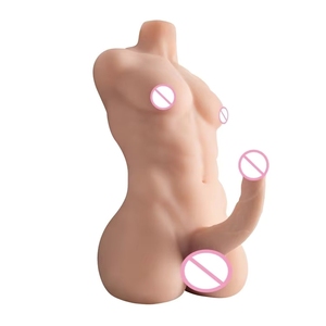 Hot Sale Torso Femminile Realistico a Mezzo Busto con Dildo e Ano per Masturbazione Maschile - Product Image 2